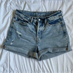 Old Navy high waisted button fly Jean shorts